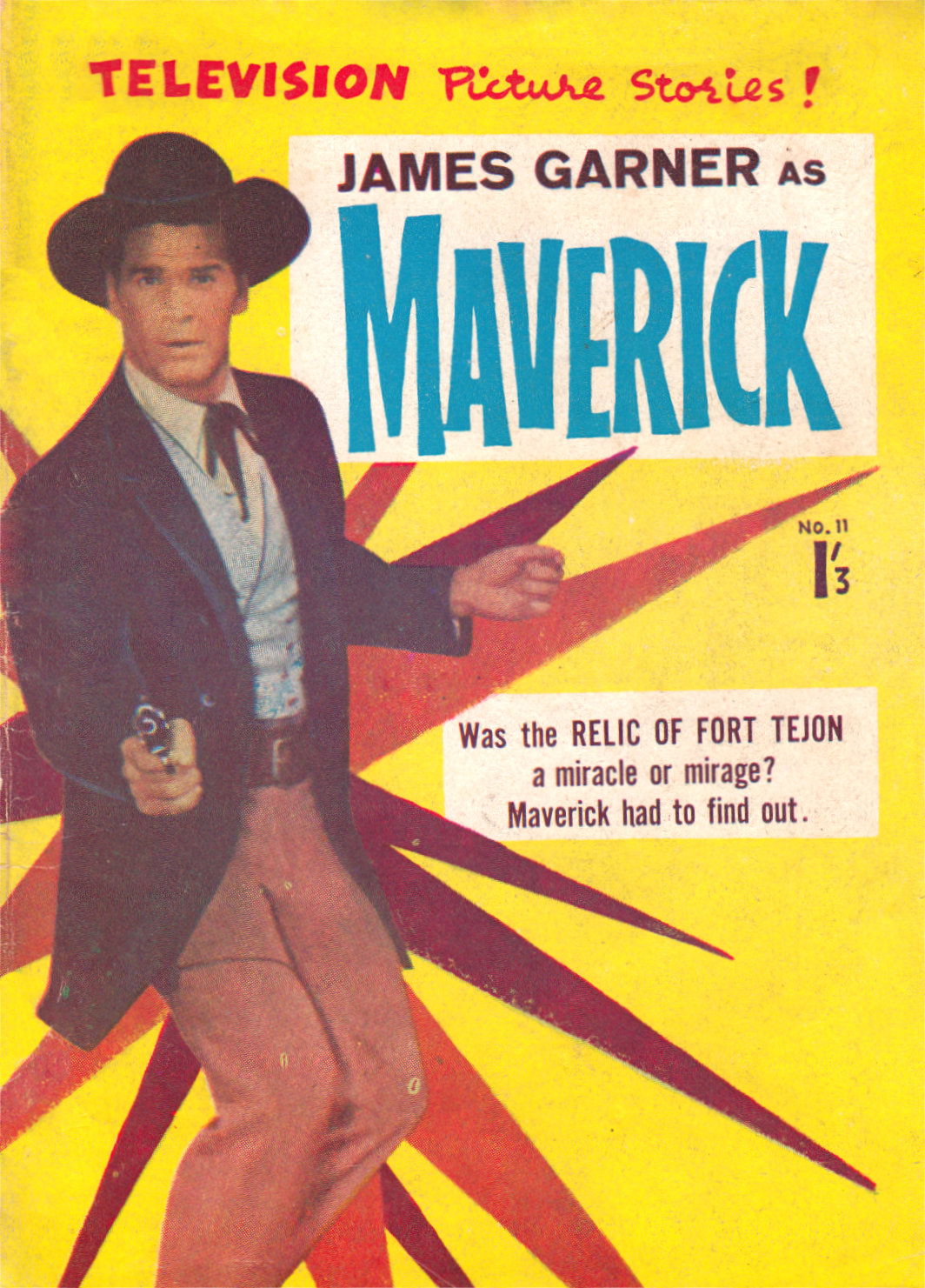 Maverick (Junior Readers, 1960? series) #11 — James Garner as Maverick ([August 1961?])