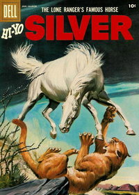The Lone Ranger's Famous Horse Hi-Yo Silver (Dell, 1952 series)  #25 (January-March 1958)