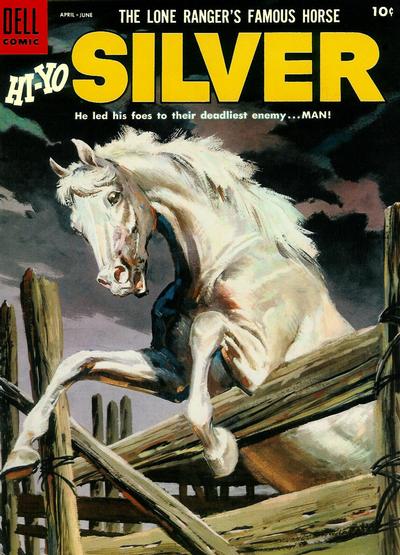 The Lone Ranger's Famous Horse Hi-Yo Silver (Dell, 1952 series) #14 (April-June 1955)