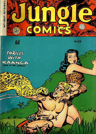 Jungle Comics (HJ Edwards, 1951? series) #28 [1953?]