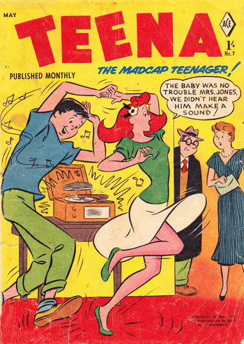 Teena The Madcap Teenager! (Junior Readers, 1956 series) #7 (May 1957)