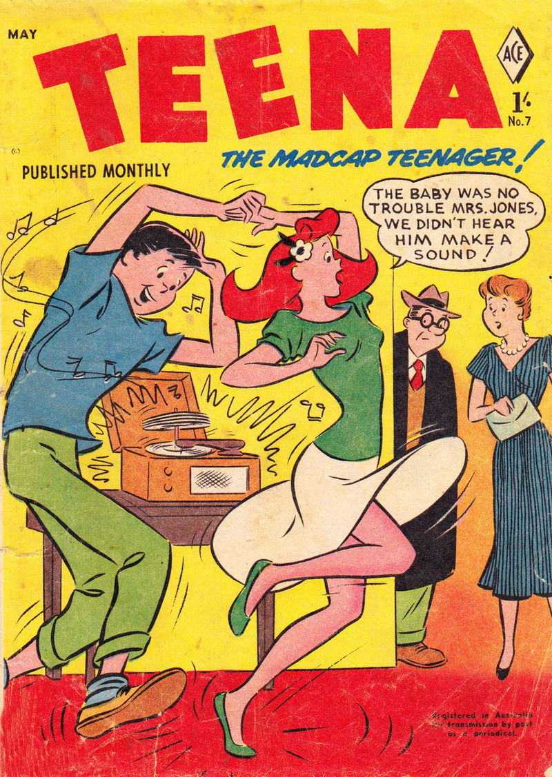 Teena The Madcap Teenager! (Junior Readers, 1956 series) #7 (May 1957)