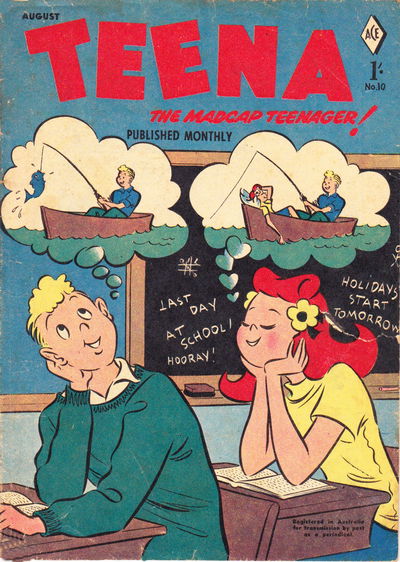 Teena The Madcap Teenager! (Junior Readers, 1956 series) #10 August 1957