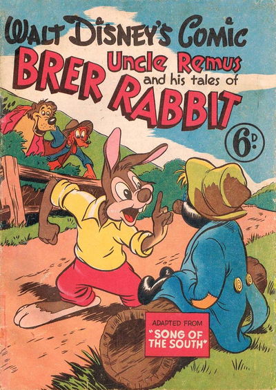 Walt Disney One-Shot Comic [OS series] (WG Publications, 1948 series) #1 — Walt Disney's Uncle Remus and his Tales of Brer Rabbit