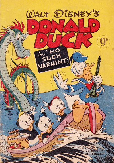 Walt Disney One-Shot Comic [OS series] (WG Publications, 1948 series) #O.S.30 — Walt Disney's Donald Duck August 1951