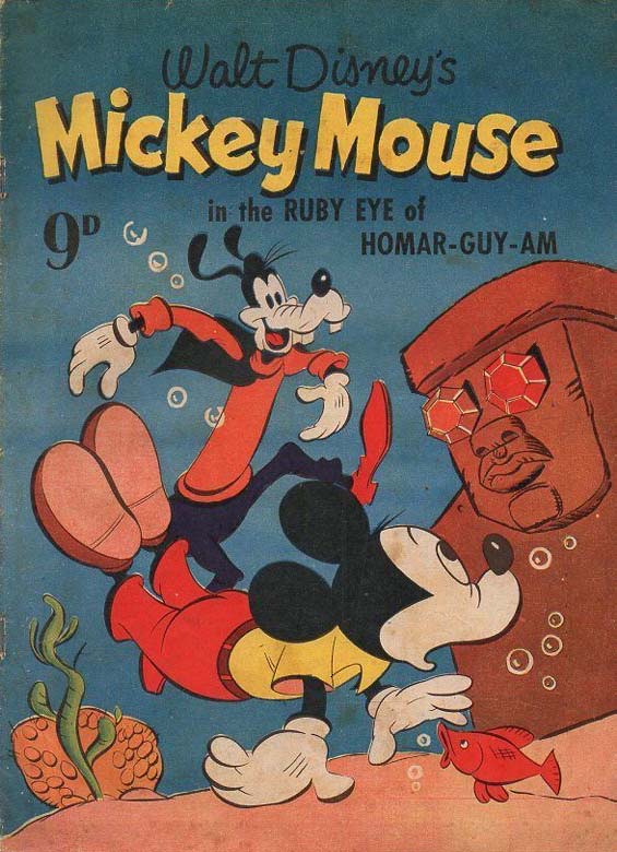 Walt Disney One-Shot Comic [OS series] (WG Publications, 1948 series) #O.S.35 — Walt Disney's Mickey Mouse (November 1951)