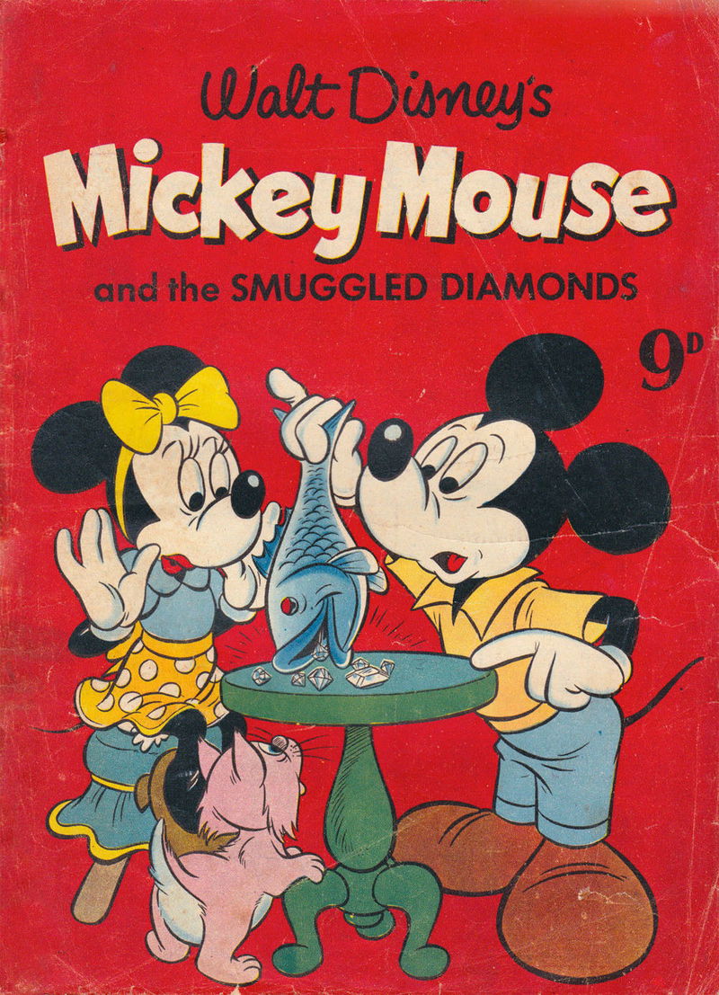 Walt Disney One-Shot Comic [OS series] (WG Publications, 1948 series) #O.S.38 — Walt Disney's Mickey Mouse and the Smuggled Diamonds (February 1952)
