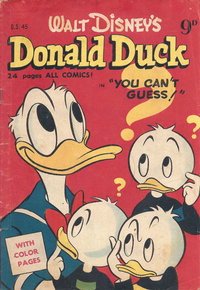 Walt Disney One-Shot Comic [OS series]  #O.S.45 (1952)