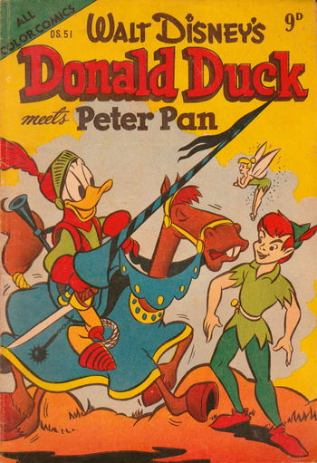 Walt Disney One-Shot Comic [OS series] (WG Publications, 1948 series) #OS.51 (1953) — Walt Disney's Donald Duck Meets Peter Pan