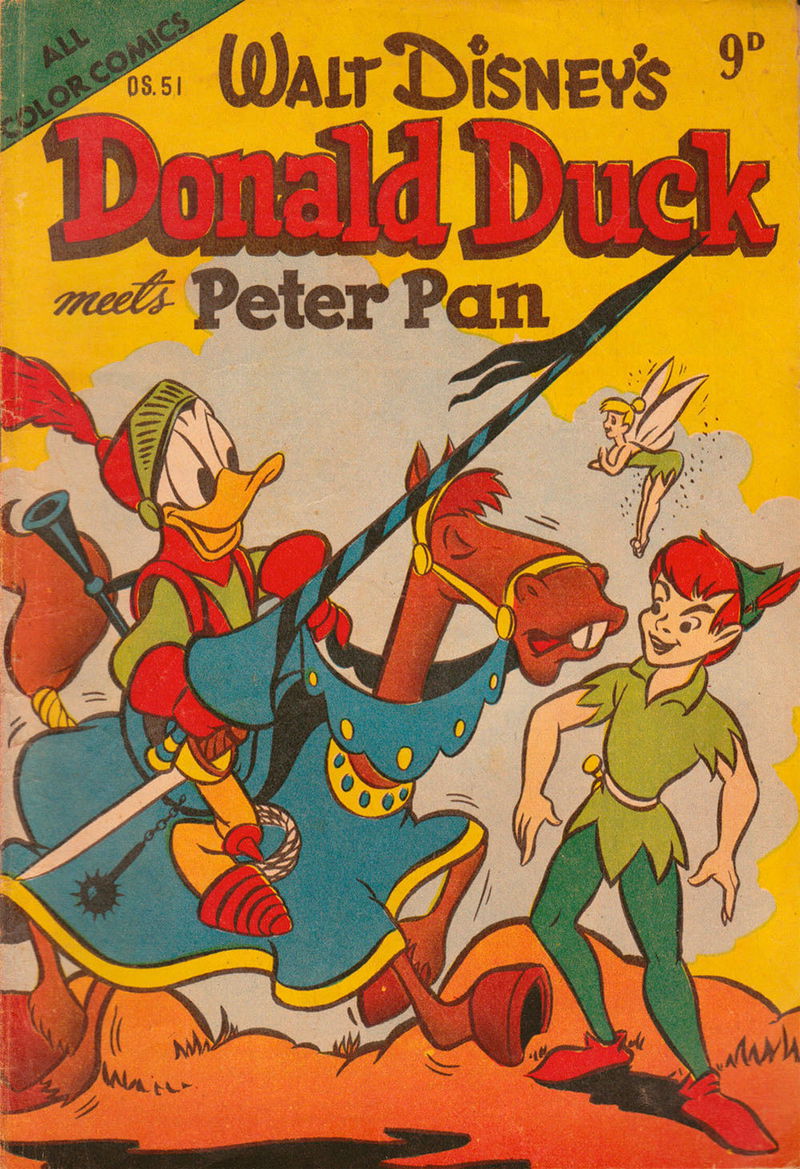 Walt Disney One-Shot Comic [OS series] (WG Publications, 1948 series) #OS.51 — Walt Disney's Donald Duck Meets Peter Pan (1953)
