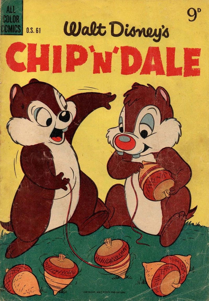 Walt Disney One-Shot Comic [OS series] (WG Publications, 1948 series) #O.S.61 — Walt Disney's Chip 'n' Dale (April 1955)