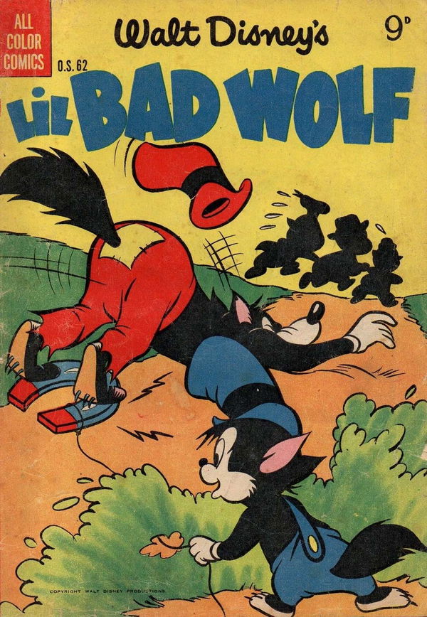 Walt Disney One-Shot Comic [OS series] (WG Publications, 1948 series) #O.S.62 ([May 1955?]) —Walt Disney's Lil Bad Wolf