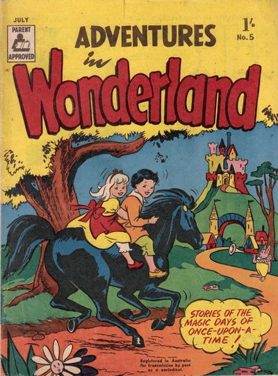 Adventures in Wonderland (Magman, 1956? series) #5 July 1957