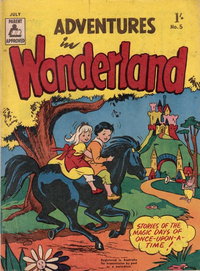 Adventures in Wonderland  #5 (July 1957)
