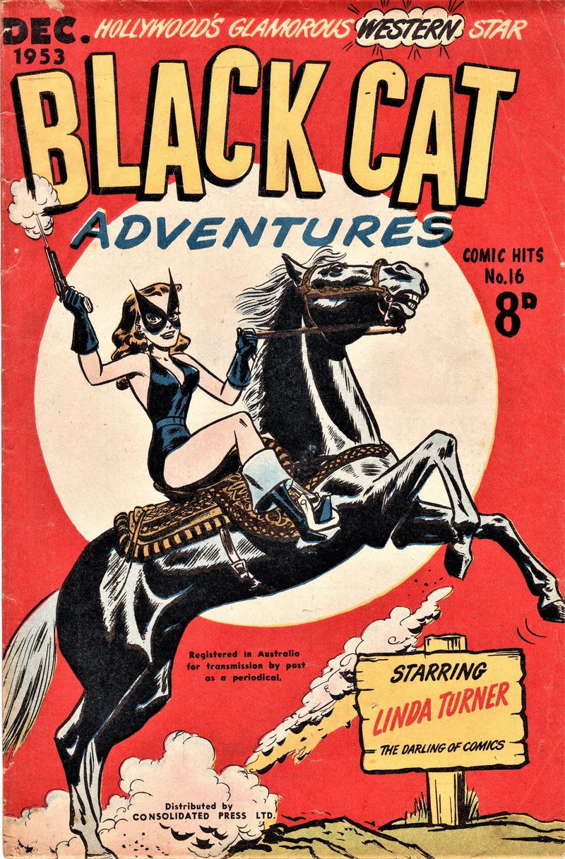 Comic Hits (Red Circle, 1952 series) #16 — Black Cat Adventures (December 1953)