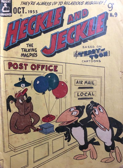 Heckle and Jeckle the Talking Magpies (Rosnock, 1954 series)  #9 (October 1955)