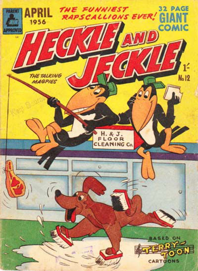 Heckle and Jeckle the Talking Magpies (Rosnock, 1954 series) #12 (April 1956)