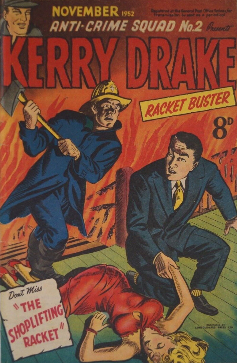 Anti-Crime Squad (Red Circle, 1952 series) #2 — Kerry Drake Racket Buster (November 1952)