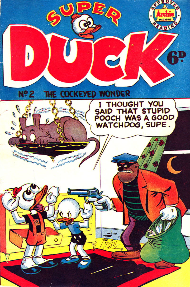 Super Duck the Cockeyed Wonder (HJ Edwards, 1953? series) #2 ([October 1953?])