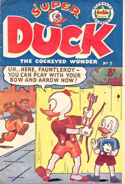 Super Duck the Cockeyed Wonder (HJ Edwards, 1953? series) #5 [January 1954?]