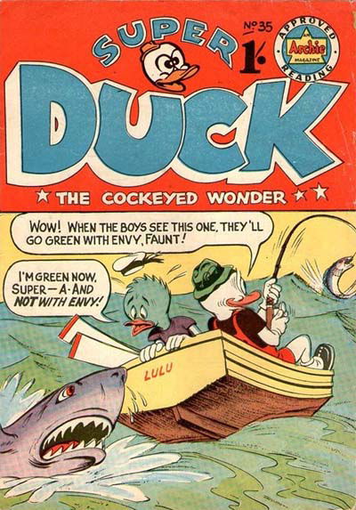 Super Duck the Cockeyed Wonder (Archie, 1955? series) #35 ([October 1957?])
