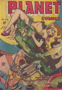 Planet Comics (HJ Edwards, 1951 series) #22 — Besselink Brain