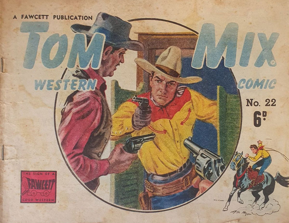 Tom Mix Western Comic (Cleland, 1949 series) #22 ([July 1950?])
