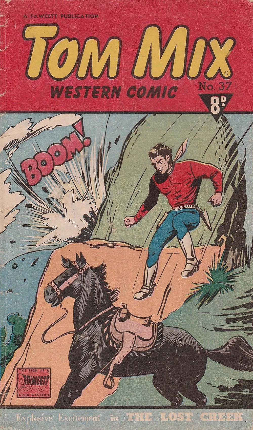 Tom Mix Western Comic (Cleland, 1949 series) #37 ([1951?])