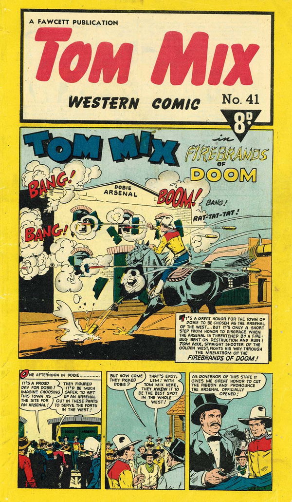 Tom Mix Western Comic (Cleland, 1949 series) #41 ([February 1952?])