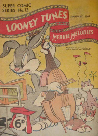 The Supercomic Series (Consolidated Press, 1948 series) #12 — Looney Tunes Merrie Melodies January 1949