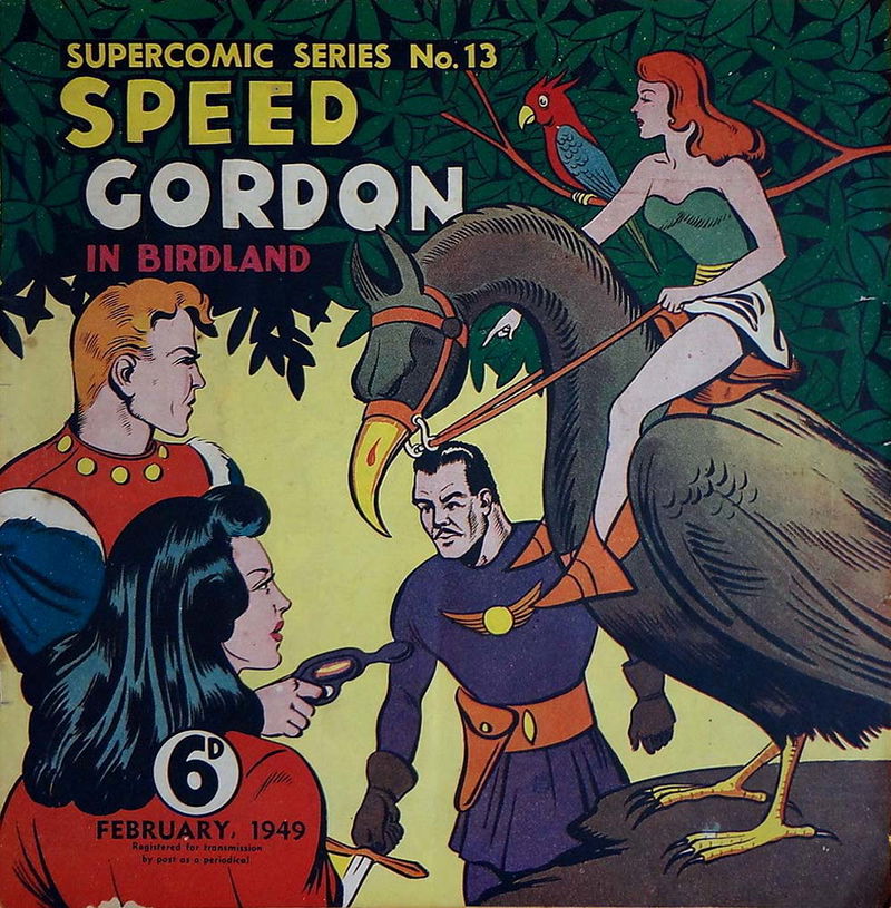 The Supercomic Series (Consolidated Press, 1948 series) #13 — Speed Gordon (February 1949)
