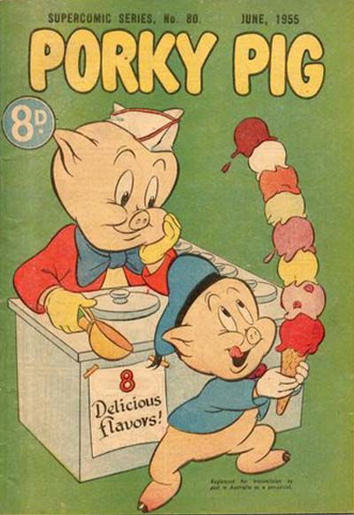 The Supercomic Series (Shakespeare Head, 1953 series) #80 — Porky Pig ([June 1955?])