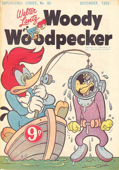 The Supercomic Series (Shakespeare Head, 1953 series) #86 — Walter Lantz Woody Woodpecker December 1955