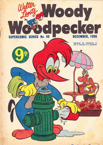 The Supercomic Series (Shakespeare Head, 1953 series) #98 ([December 1956?]) —Walter Lantz Woody Woodpecker