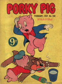 The Supercomic Series (Shakespeare Head, 1953 series) #100 (February 1957) — Porky Pig