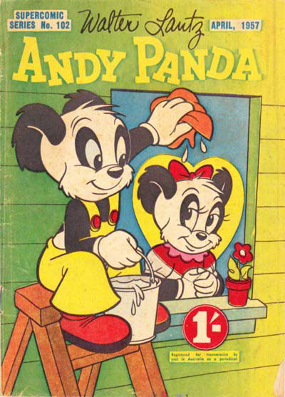 The Supercomic Series (Shakespeare Head, 1953 series) #102 — Walter Lantz Andy Panda April 1957