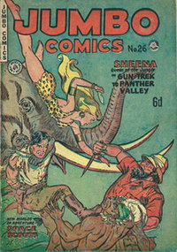 Jumbo Comics (HJ Edwards, 1952 series)  #26 ([July 1952?]) — Gun-Trek to Panther Valley