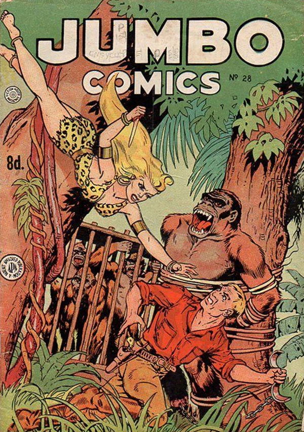 Jumbo Comics (HJ Edwards, 1950 series) #28 ([September 1952?])