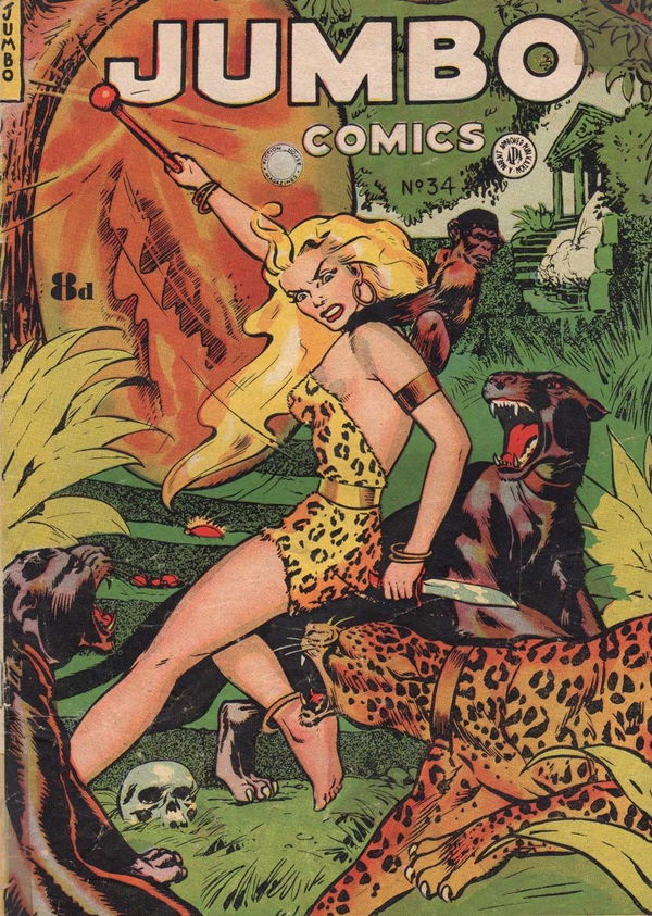 Jumbo Comics (HJ Edwards, 1950 series) #34 (March 1953)