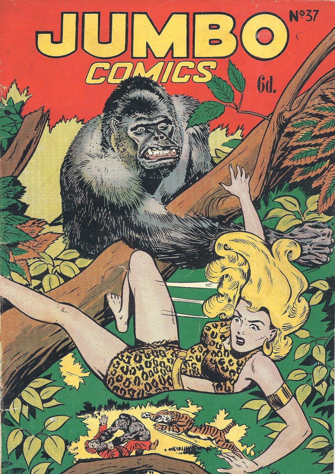 Jumbo Comics (HJ Edwards, 1952? series) #37 ([June 1953?])