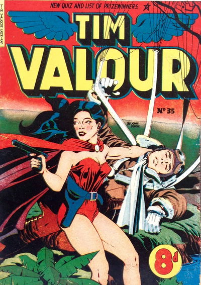 Tim Valour Comic (Edwards, 1948 series) #35 ([March 1952?])