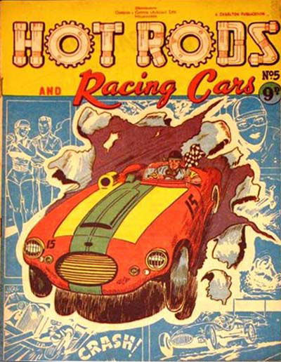 Hot Rods and Racing Cars (New Century, 1955? series) #5 [February 1956?]