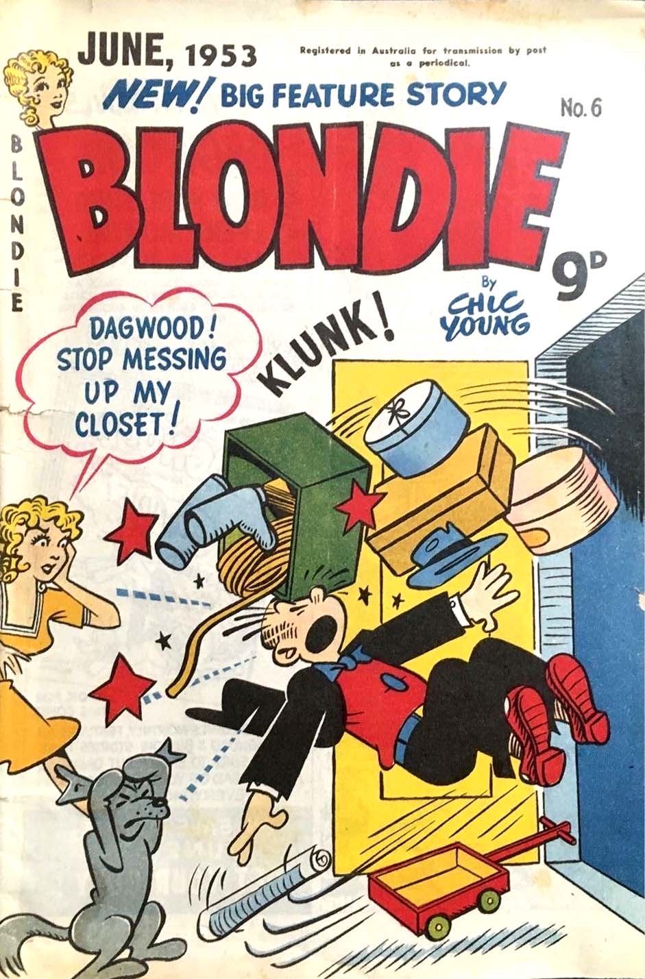 Blondie (ANL, 1953 series) #6 (June 1953)