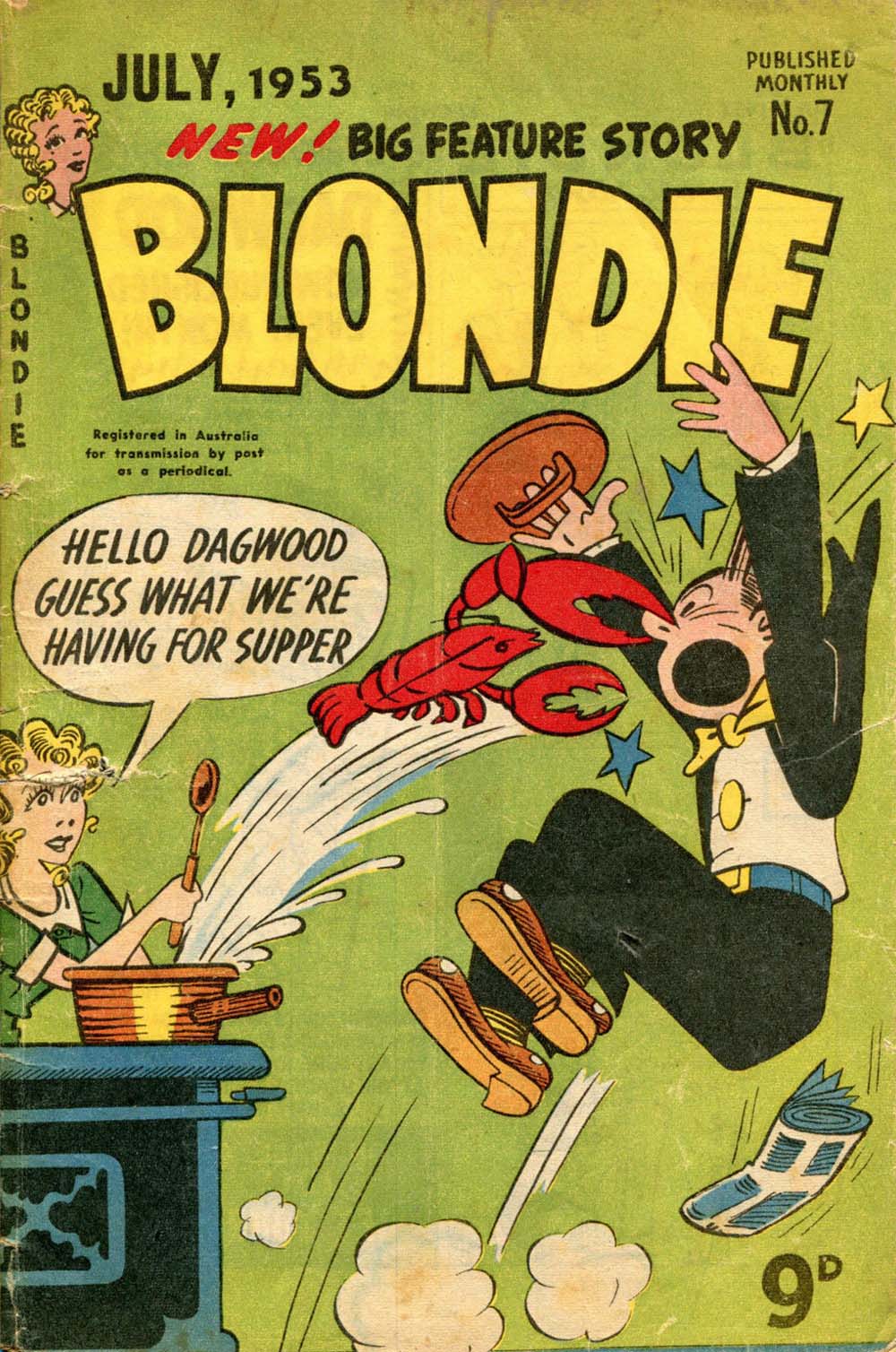 Blondie (ANL, 1953 series) #7 (July 1953)