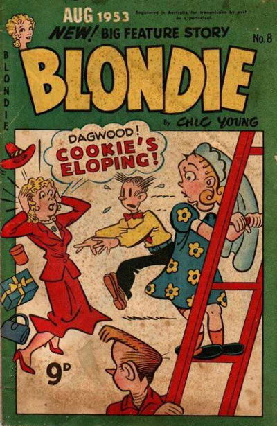 Blondie (ANL, 1953 series) #8 August 1953