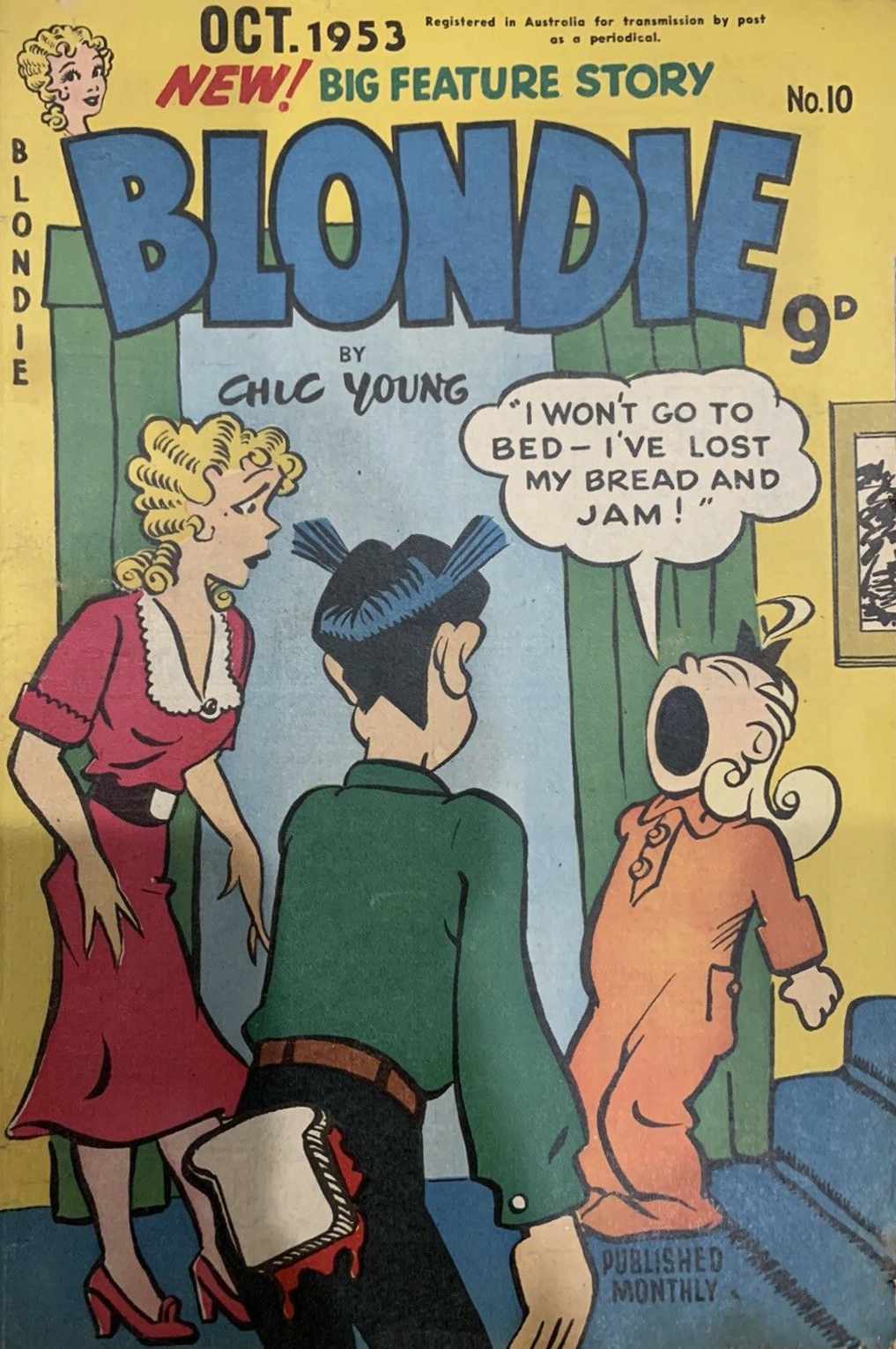 Blondie (ANL, 1953 series) #10 (October 1953)