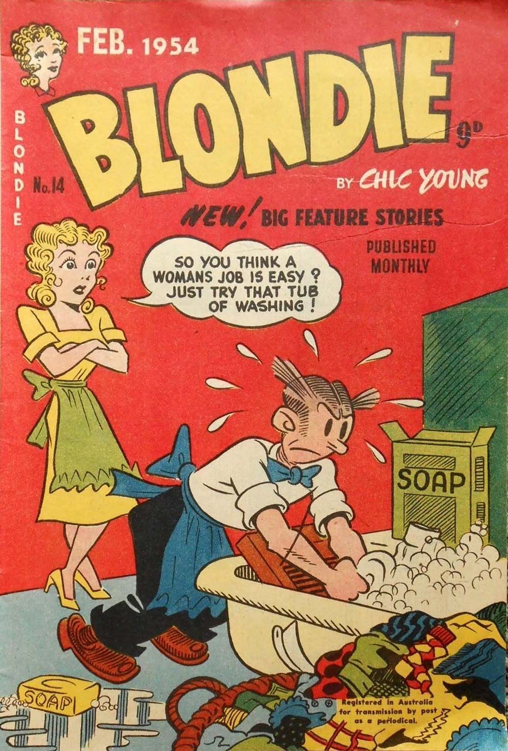 Blondie (ANL, 1953 series) #14 (February 1954)