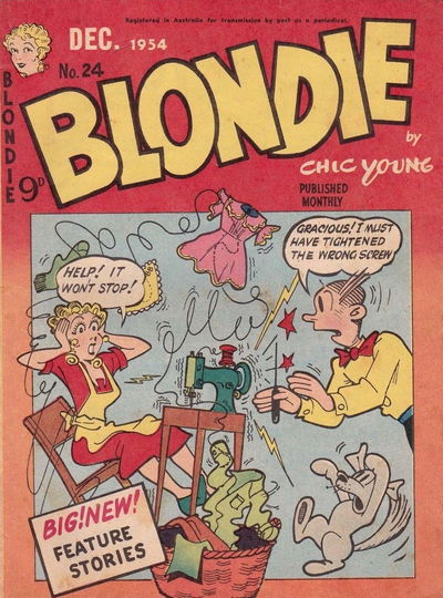 Blondie (ANL, 1953 series) #24 December 1954