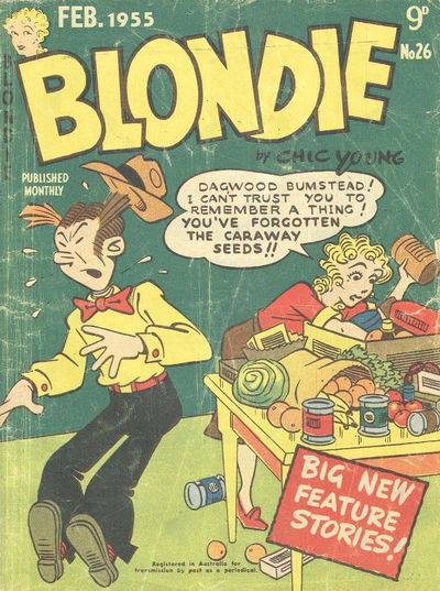 Blondie (ANL, 1953 series) #26 February 1955