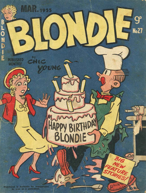 Blondie (ANL, 1953 series) #27 (March 1955)